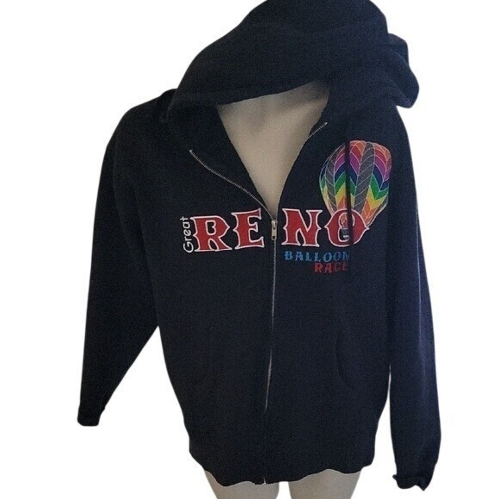 Reno Balloon Race Blue Hoodie‎ Unisex Comfort Warm Casual Outdoor Fall Winter M